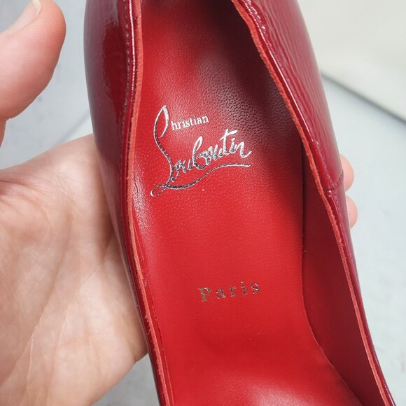 CHRISTIAN LOUBOUTIN So Kate Red Patent Leather Pump - Picture 4 of 12